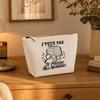 Trousse de toilette - PLANETEE - J'peux pas minimaliste - Beige - 100% coton - 3 L