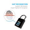 Z30 Smart Biometric Thumbprint Door USB Rechargeable Padlocks Portable Anti-Theft Fingerprint Lock for Bag Drawer