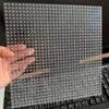 Non-Toxic 3 Pcs Baseplates Transparent Small Particle Building Block Plate Single Side Diy Bricks Abs Plastic Assembly Plate Child Toy