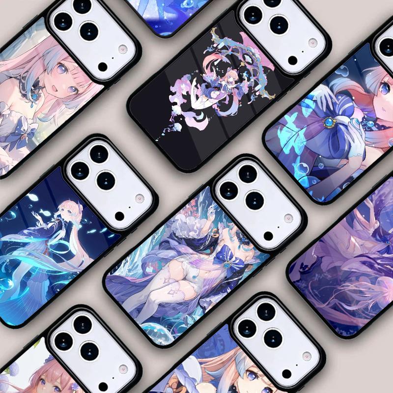 Genshin Impact Sangonomiya Kokomi Phone Case For IPhone 17 16e 15 14 13 12 11 Pro Max Air Mini Soft Protective Cover