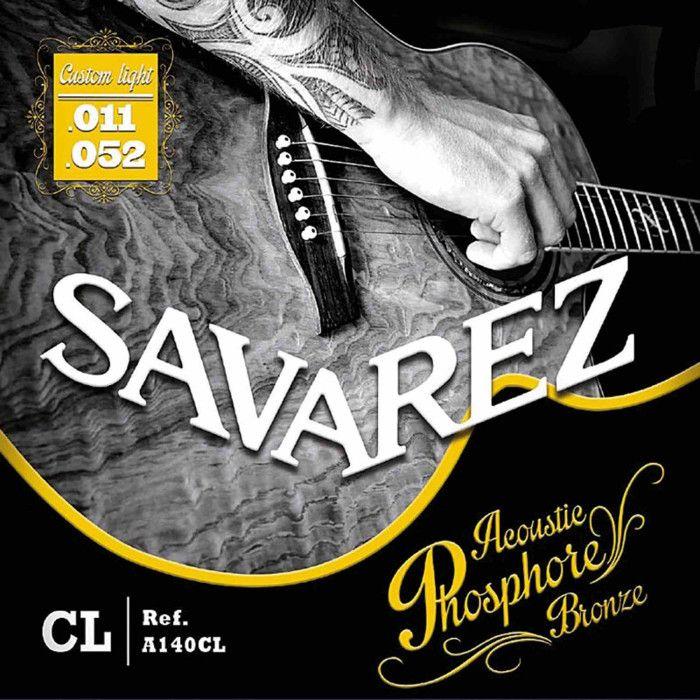 Savarez A140CL Custom Light Cordes pour guitare folk 11-52