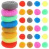 30 Pcs Dish Scrubber Wash Bowl Ball Kitchen Sponge Non Scratch Scouring Pad Pot Scrubber Multipurpose Pads Household