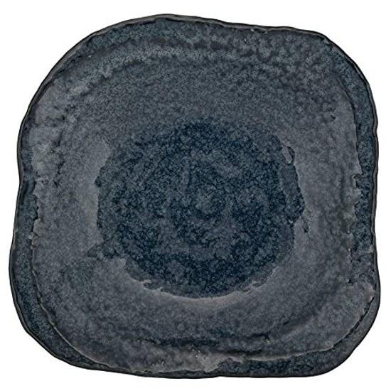 Mino ware Nadekaku serving plate Kamihen