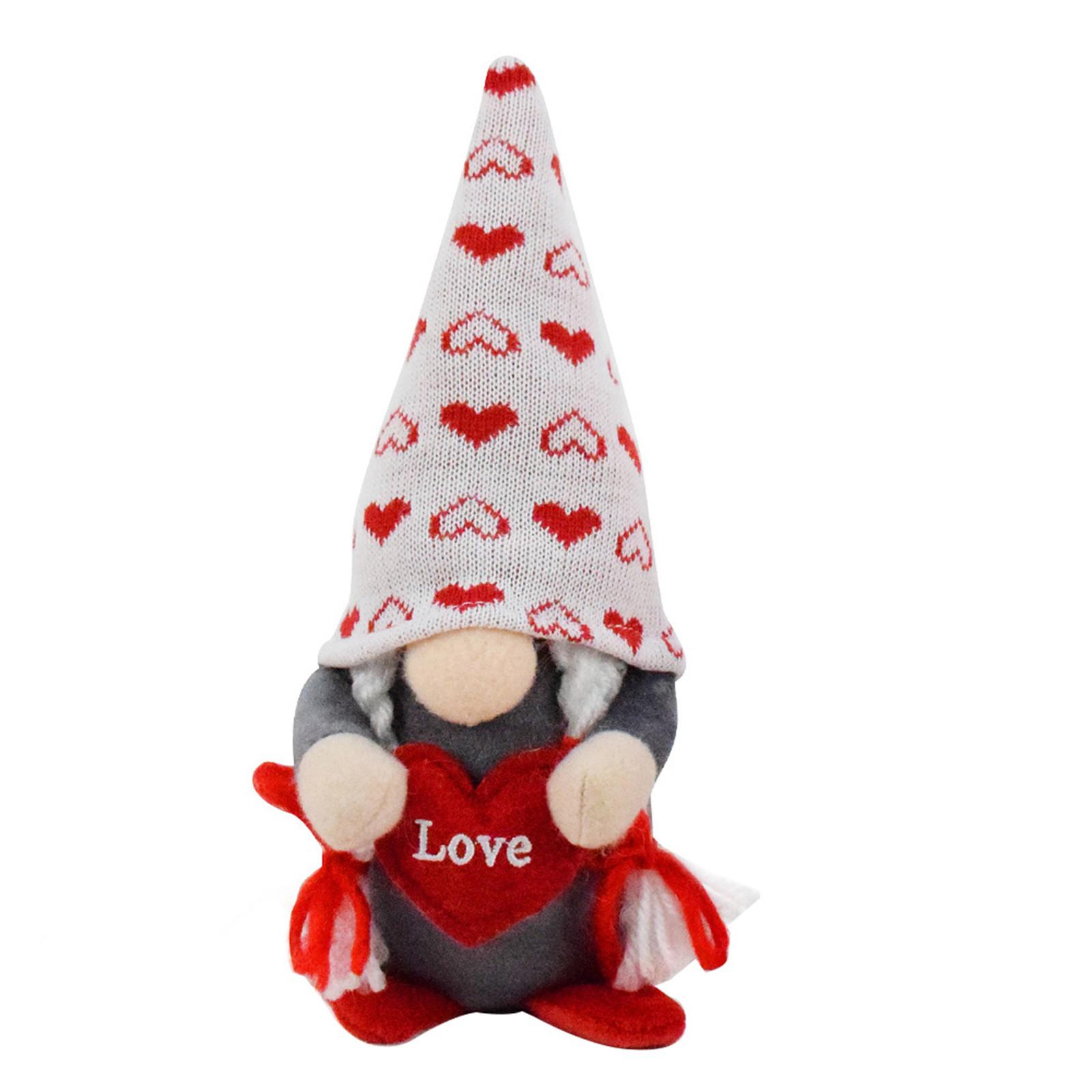 

Кукла Love Faceless Rudolph, гном, украшения для окон, праздничные подарки для пар, 1 шт. One Size