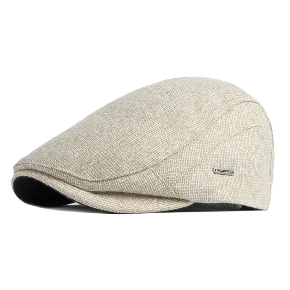 

Fashion Winter Beret Hat Soft Thick Warm Newsboy Hat Casual Adjustable Driver Flat Caps Men Women бежевый