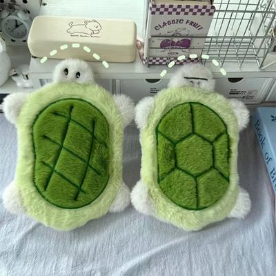 Large Capacity Little Turtle Pencil Case Plush Cute Turtle Pencil Pouch Stationery