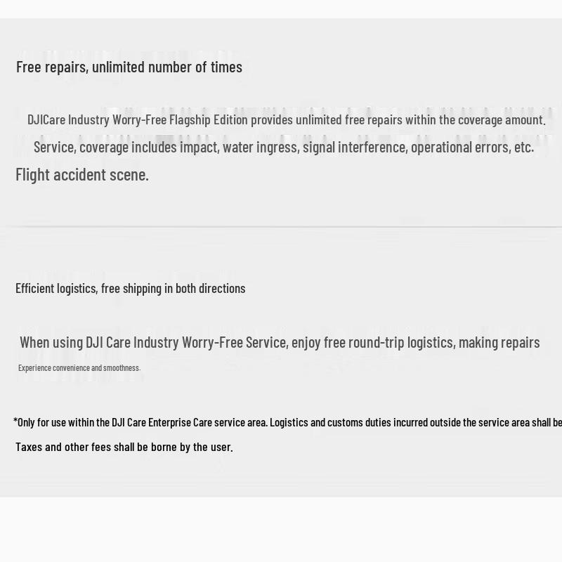 DJI Care Enterprise Flagship Plan for Matrice 4E (CN version)