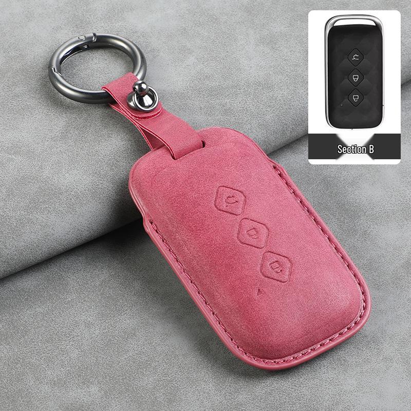 Wuling Xingguang Car Retro Key Cover for Jiachen, Xingyun, Xingchi, and Xingchen Models - Folding Accessory Shell