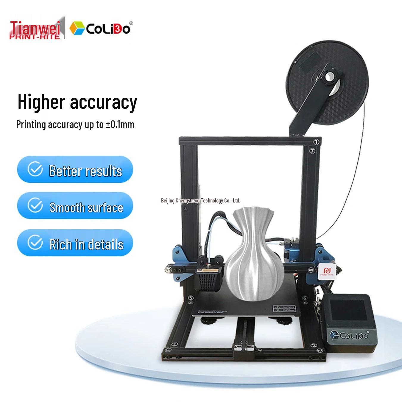 Tianwei Colido DIY 3.0 High Precision 3D Printer with Power Outage Resume Function Tianwei