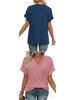 Women's Summer V-Neck Batwing Sleeve Shirt 2026 Fashion