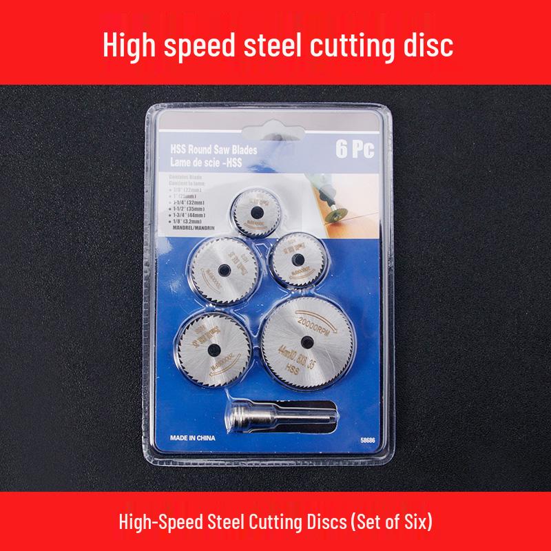 Small HSS Circular Saw Blade for Mini Electric Drill/Grinder - High-Speed Steel for Woodworking and Metal Cutting