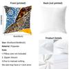 Russian porcelain Cushion Cover Reversible Plush Pillow Cover – For car, sofa, bedroom, perfect as a gift.