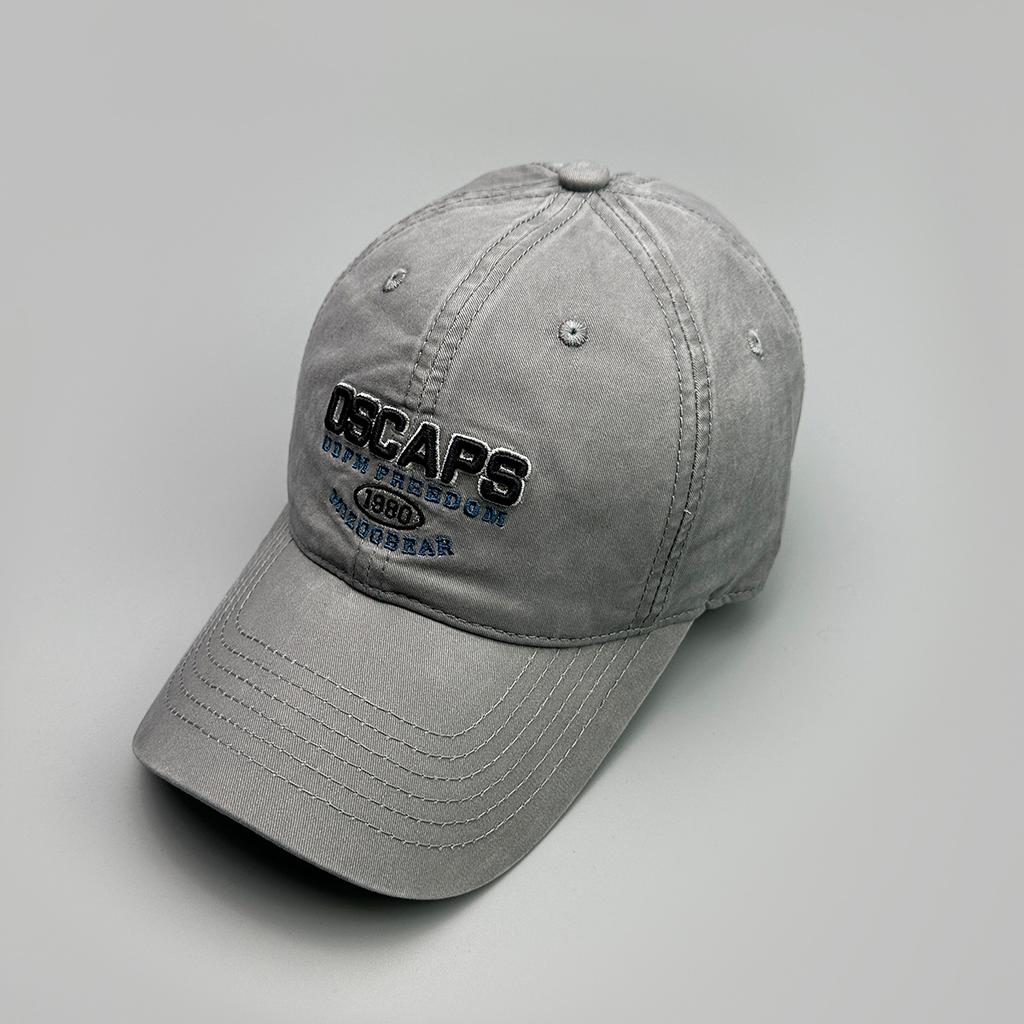 Retro Letter Embroidered Baseball Cap Men'S And Women'S Sunshade Fashion Trendy Brand Showing Face Small Cap