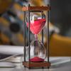 New Large Hourglass Timer 60 Minute, Metal Sand Timer Sandglass Clock,Time Management Tools for Kitchen Home Office Desk Decor