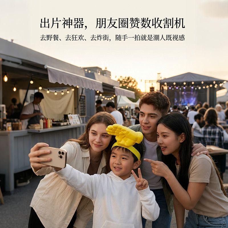 Outdoor Hand Palm Shape Sun Protection Hat for Men Women,Creative Slap Hand Sun Visor Funny Palm Sunshade Headband