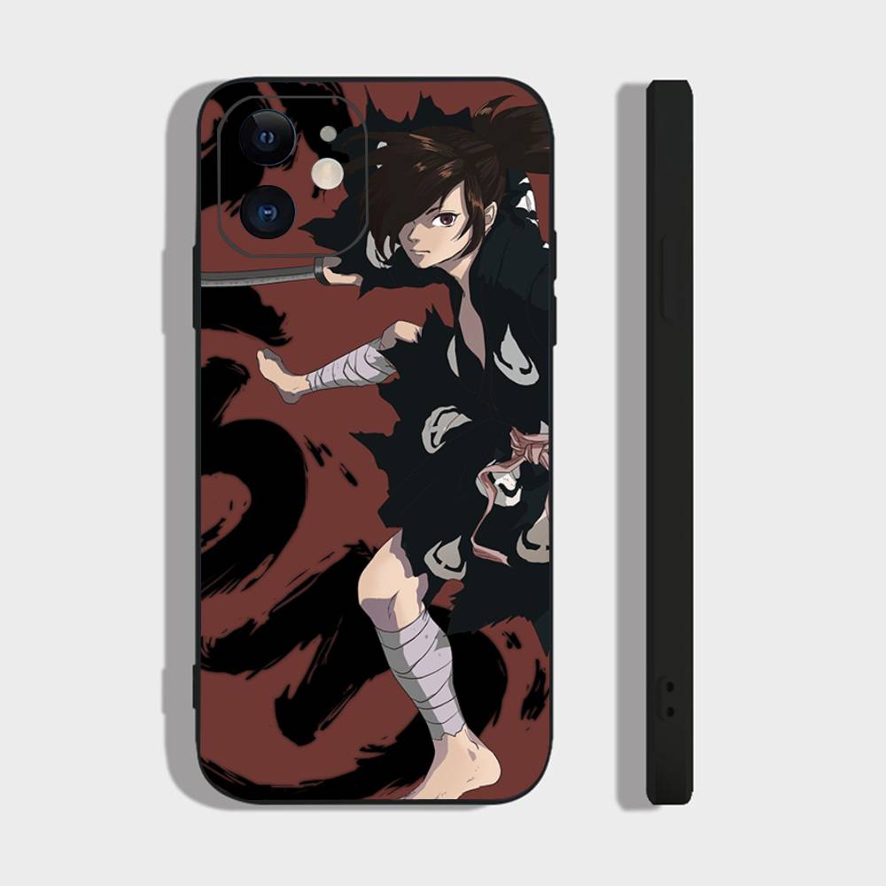 Anime Hyakkimaru Phone Case For IPhone 17 Air 16 15 14 13 Pro Max 11 12 Black Silicone Cover