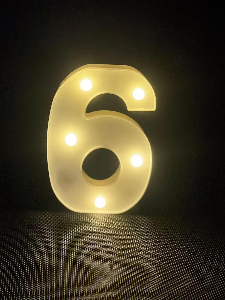 LED Love Letter & Number Lights for Valentine's Proposal Decor