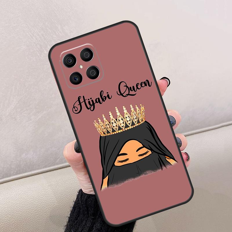 Muslim Islamic Arabic Hijab Girl For Honor Magic 8 6 7 Pro Case For Honor 400 Lite 200 50 70 90 X8c X8b X9a X9b X9c X9d Win RT