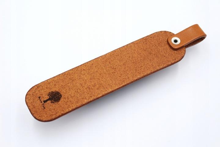Leather bookmark Elegant