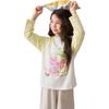 LUSON Girls' Long-Sleeve Cartoon T-Shirt
