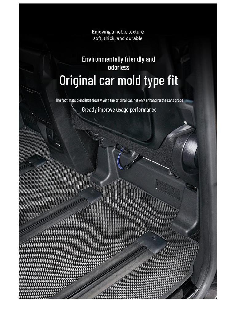Flame Retardant Anti-Slip Eco-Friendly TPR Floor Mats for Noah Voxy 90 Series Hybrid