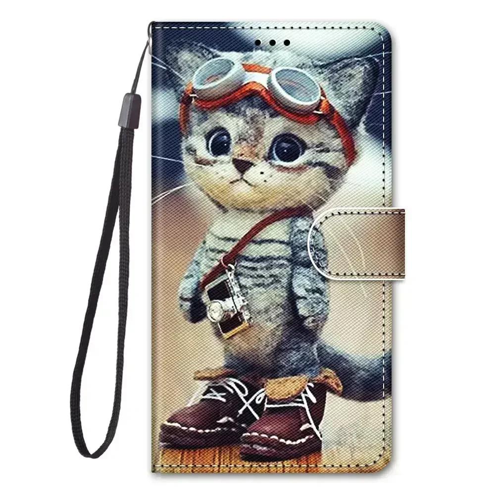 Fashion Leather Flip Case For Xiaomi 13T 12T Pro Redmi Note 13 Pro Plus 12 12S 12R Butterfly Personalized Painted Wallet Cover