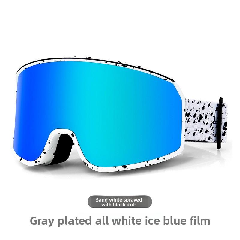Spherical Ski Goggles Ski Goggles Double-layer Anti-fog Men's and Women's Outdoor Ski Glasses