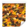 Gold and Rust Military Camouflage Wallpaper for Living Room and Bedroom 50x1000