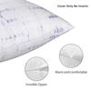 Soft Shibori Lilac White Square Pillowcase Polyester Linen Velvet Pattern Zip Decorative Throw Pillow Case Home Cushion Cover