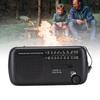 Portable Solar Radio NOAA Weather Hand Crank AM FM Shortwave Emergency Radio with LED Flashlight