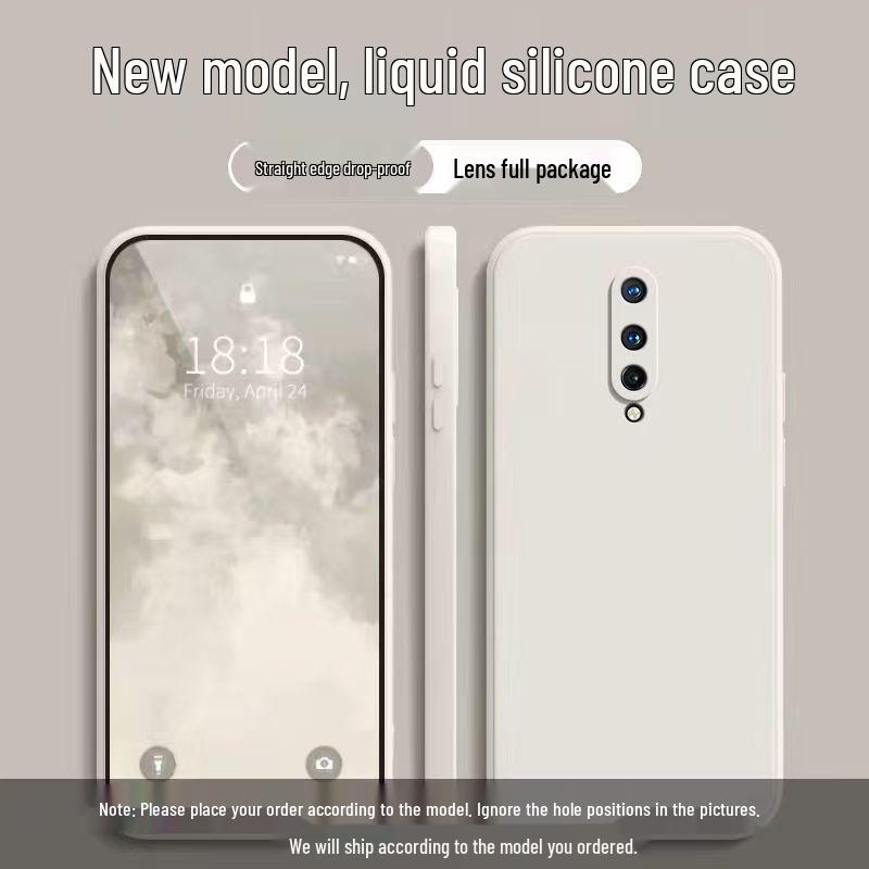 OnePlus 8 Liquid Silicone Case: Solid Color, Full Coverage, Drop Protection, Skin-Friendly, Simple Style