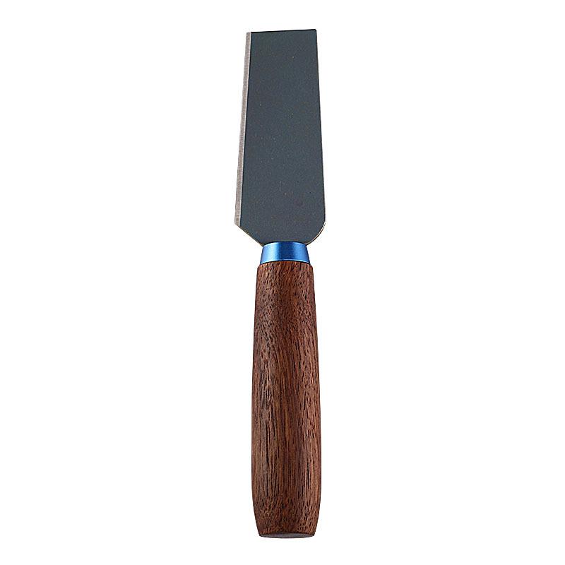 

High-End Titanium Cheese Knife Set with Rosewood Handle and Flower Pattern
