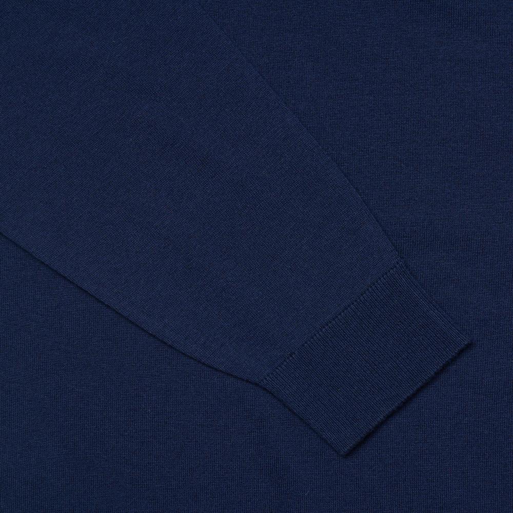 Berno 25Ss Cashtouch Long Sleeve Polo Knit Dark-Navy