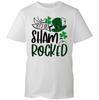 Lets Get Shamrocked St Patrick’s Day Graphic Tee Funny Irish Celebration T-Shirt
