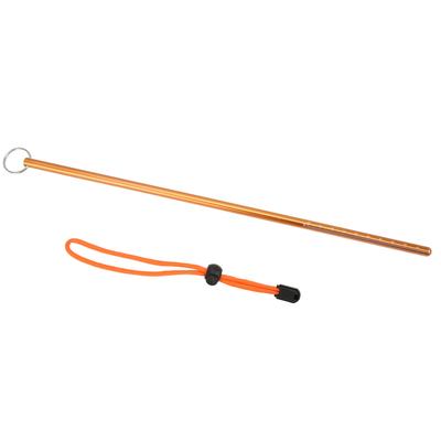 Diving Pointer Stick Aluminum Alloy 35cm Multifunctional Underwater Rod with LanyardOrange