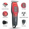 Hair Clipper Hair Cutting Machine Engraved Hair Trimmer Kit with LED Display Themed Cordless Hair Trimmer Style Engraved Hair