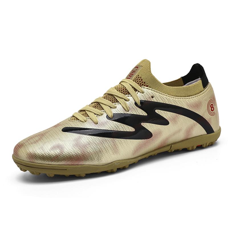 Mode Professionelle Fußballschuhe Für Herren Outdoor FG TF Schnürschuhe Herren Fußballschuhe Original Leicht Rutschfest Jugend Futsalschuhe