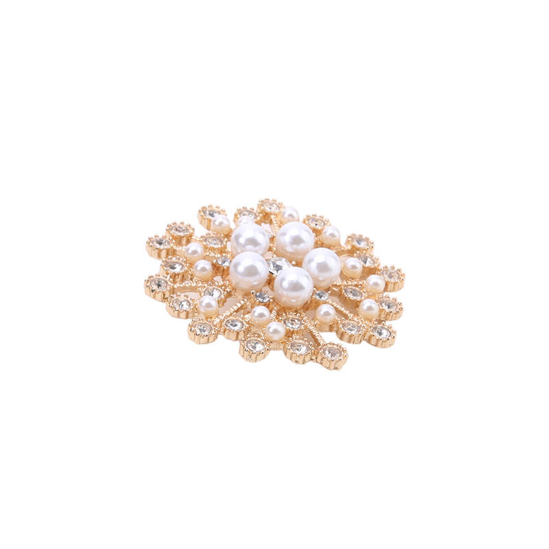 Women's Fashion Brooch Imitation Pearl Rhinestone Inlay Wedding Pin Jewelry Gift Exquisite Shiny Design for Wedding Dresses Formal Outfits