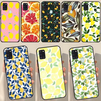 Summer Fruit Lemon Case For Samsung Galaxy A34 A54 A14 A12 A22 A32 A52 A51 A71 A50 A53 A73 A13 Back Cover