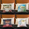Suzume daijin Pillow Cases for Bedroom Living Room Sofa Home Decor Polyester Cushion Cover with Zipper