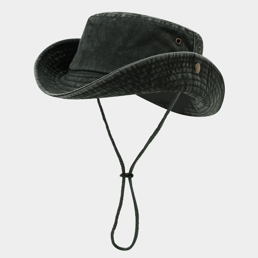 Outdoor-Sonnenhut für Herren und Damen: Patchwork-Design mit breiter Krempe für Angeln, Bergsteigen und Reisen im Frühling und Sommer.