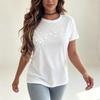 Unisex Modal Tshirt Dandelion Print Short Sleeve Round Neck Casual Flower Nature Soft Graphic Tee Black White