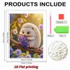 5D DIY Frameless Pearl Painting Badger Pattern Painting Kit, Suitable for Home Living Room Bedroom and Other Wall Decoration Art Paintings