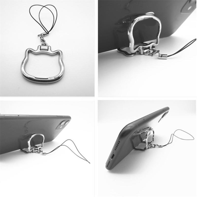 Fashion Phone Chain Cats Theme Phone Pendant with Phone Holder Adjustable Phone Strap Portable Phone Holder Strap