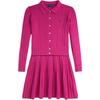 Polo Kids  Dress Set Cotton Polo Collar Button-Up Shirt Skirt Kids Dress Set CWPO2STG2U20027-650