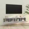 VidaXL TV Units 2 Pcs Sonoma Grey 100x30x30 Cm Engineered Wood820467