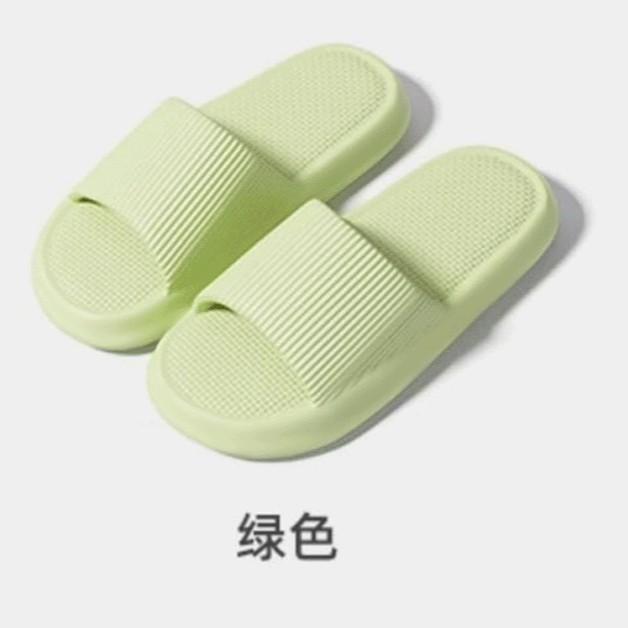 Platform Slippers Women's Summer Home Indoor Non-slip Bathroom Bath Soft Bottom Couple Sandals Men