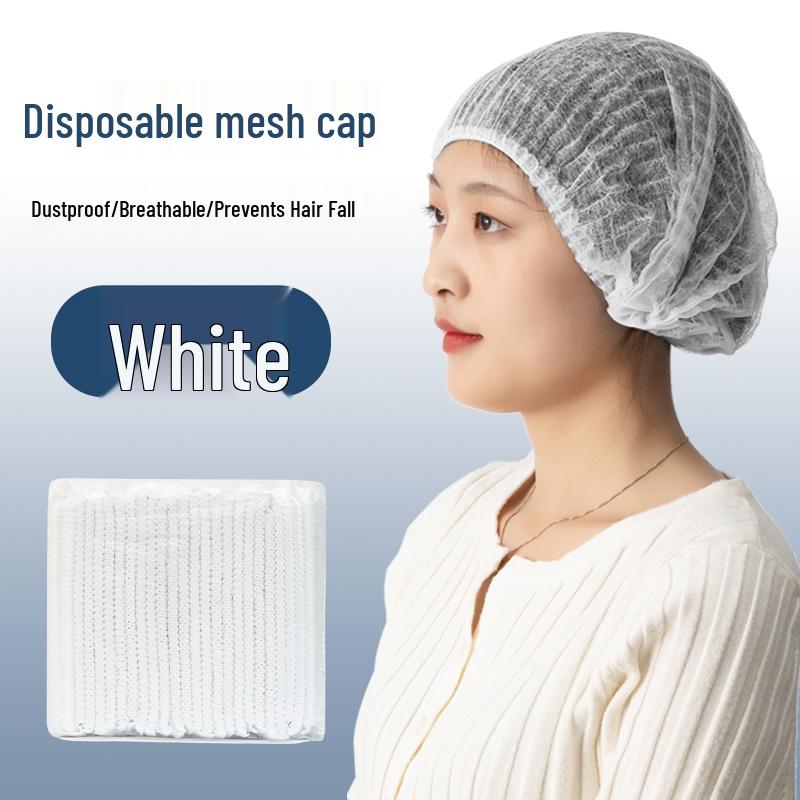 Disposable Non-woven Dustproof Work Cap for Kitchen & Catering