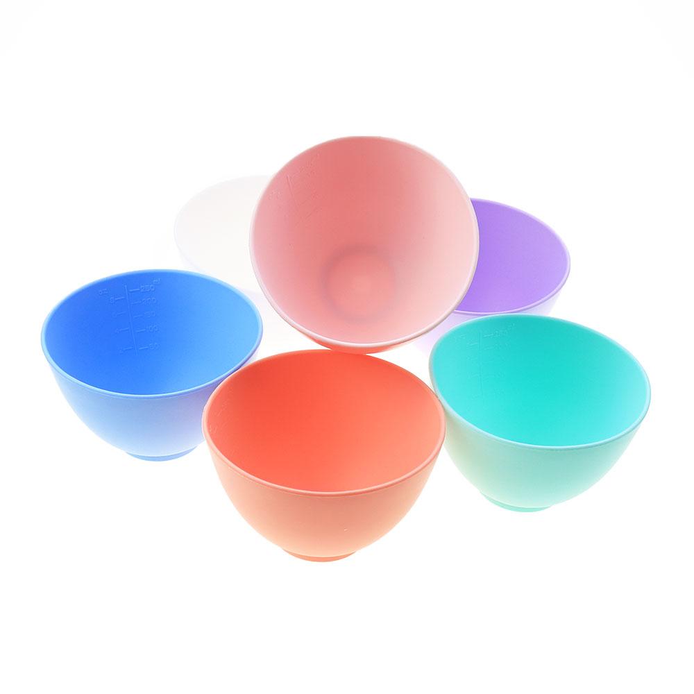 Silicone world M/L 2 Sizes Silicone mask bowl Women Face For Mask Mixing Bowl Facial Skin Care Mixing Tools DIY Beauty Supplies