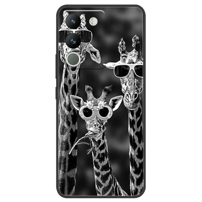 For VIVO V29E Case V2317 Camer Protective Shell For VIVO Y200 5G Phone Case Soft Silicone TPU Back Cover V2307 Shockproof Fundas